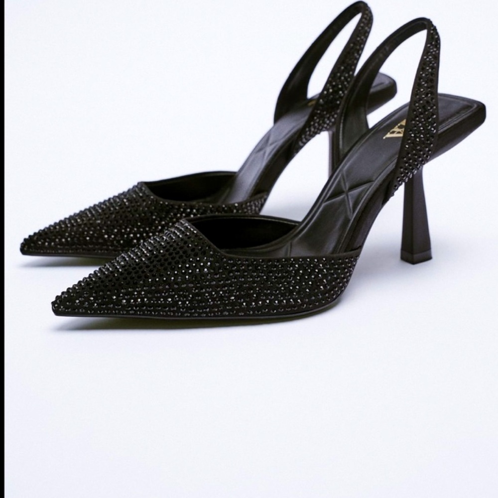 Zara Strappy Slingback Heels